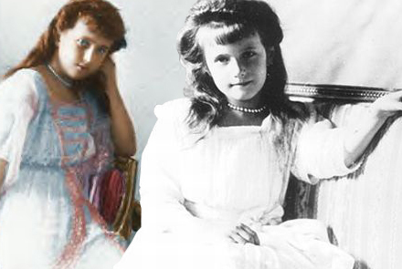 Princess Anastasia Romanov alb&color - Poze cu Printesa Anastasia Romanov