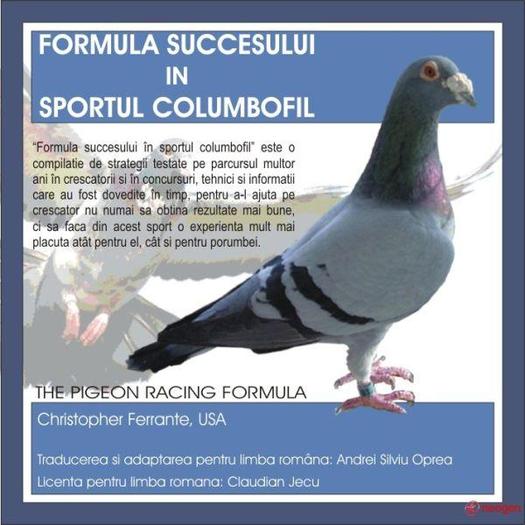 coperta 3 originala - Formula Succesului In Sportul Columbofil