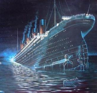 Titanic sinking_4aae2_0 - Poze cu Titanic