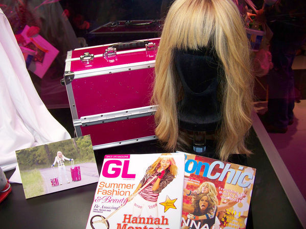  - x Hannah Montana in the Disneyland museum