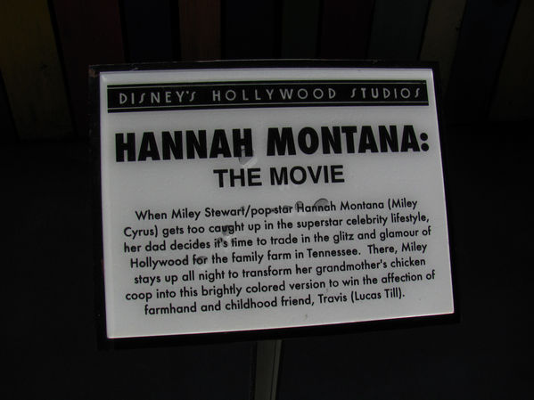  - x Hannah Montana in the Disneyland museum