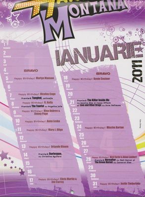  - x Bravo Calendar 2011