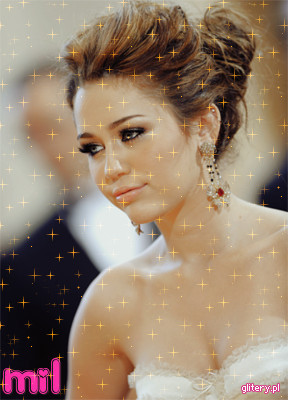 Miley - Miley Cyrus-glittery