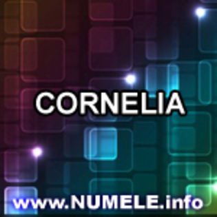 054-CORNELIA porecla avatar - Numele tau