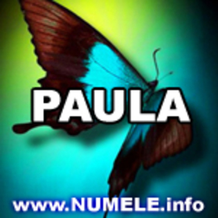 177-PAULA nume fete