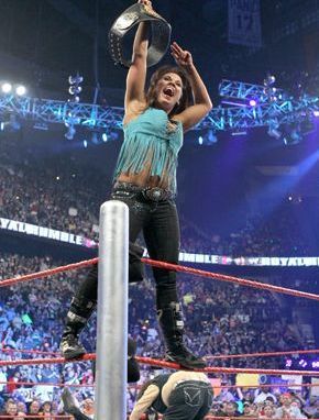 Mickie-James-Showing-Her-Prize