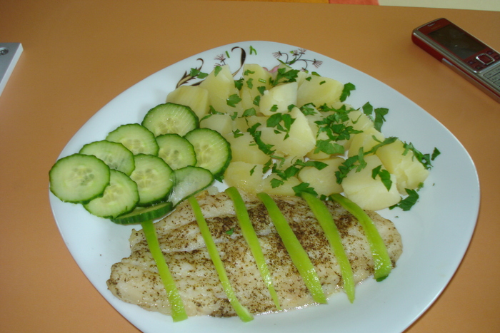 PANGASIUS CU CARTOFI NATUR