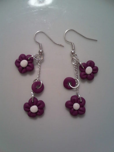 IMG380cercei fimo  lucrati manual  10 lei