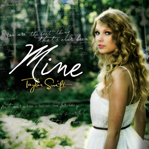 Taylor-Swift-Mine-Official-Single-Cover - Taylor Swift photos 2009 - 2010