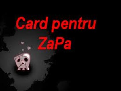 card pt zapa - Card pentru ZaPa