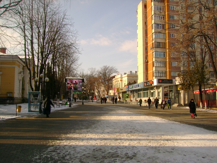 strada de promenada din bt - porumbei