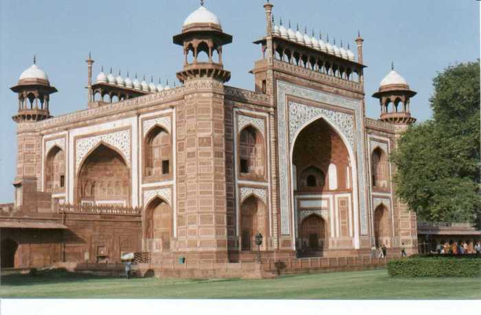 India-Main Entrance to the Taj Mahal - Agra - XxxINDIAxxX