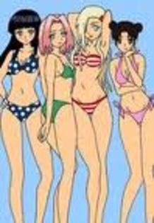 fetele inca stau pe plaja - Povestea Naruto 1