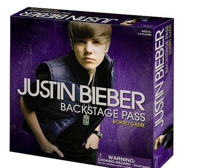  - 2011 - Merchandise - Justin Bieber -  Backstage Pass Board Game