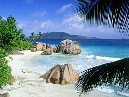 Anse Patate, La Digue, Seychelles - Peisaje de la mare