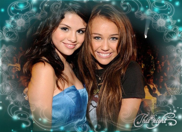 seL and miley - alte poze facute de mn cu selly