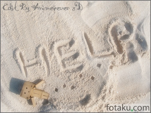 Danbo_stranded_on_the_beach_by_fotaku - xx Danbo Robo Box sau Cutiutaaa xx