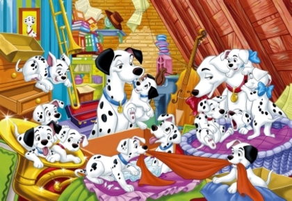 7 - tablou 101 dalmatieni