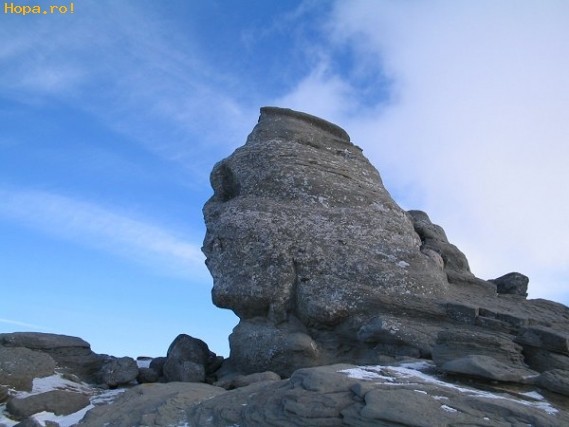 sfinxul din bucegi - munti din Romania