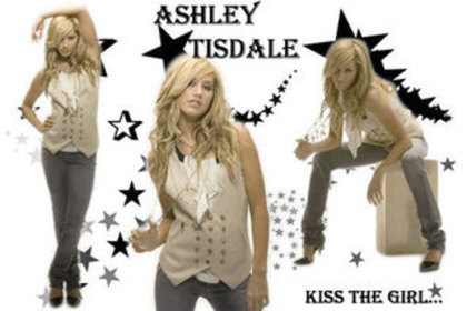 Ashley cu stele negre - Ashley Tisdale blonda