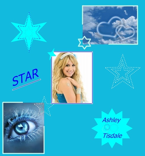 Ashley Tisdale bleu modificata - Ashley Tisdale modificata