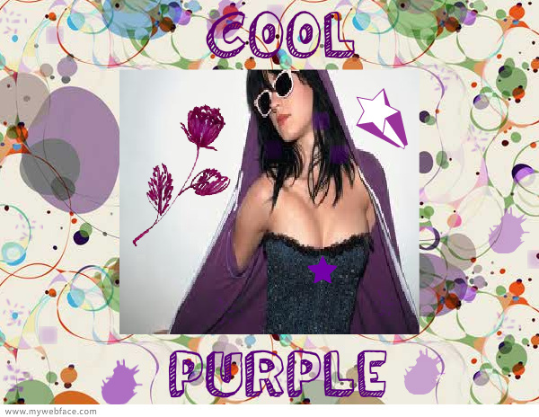 Katty Perry cool purple