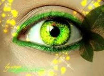 Ochi verde cu frunze - Ochi