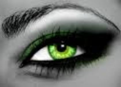 Ochi verde cu negru - Ochi