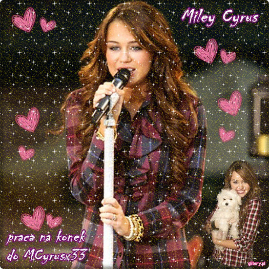 Miley - Miley Cyrus-glittery