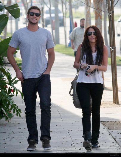 1 - Leaving a Bulding in West Hollywood - January 6 2010