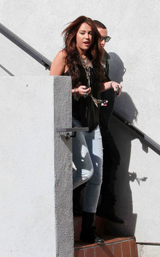 3 - Leaving a Bookstore in Sunset Blvd - January 8 2010