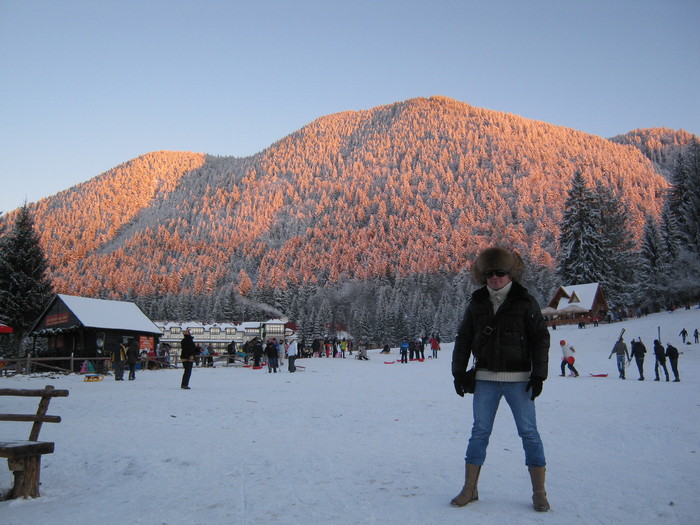 Andrei Ratiu pe pirtia din Poiana Brasov; Iarna 2010-2011
