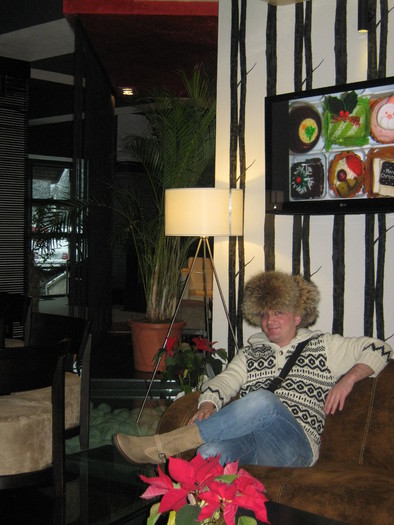 Printul Andrei Ratiu Prisecaru Von Hilttzenmayer la Hotel Orizont din Predeal; Sarbatorile de iarna decembrie 2010-ianuarie 2011
