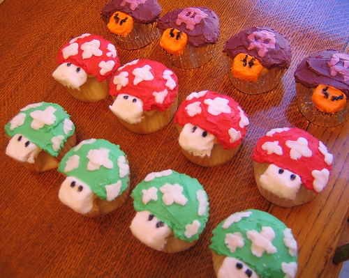 mushroom-cupcakes