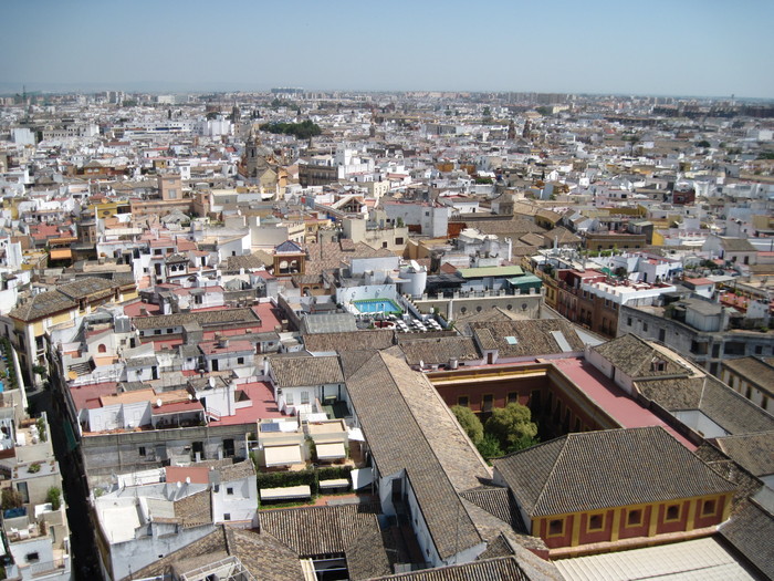 Sevilla-vazuta din turnul Giralda - SPANIA