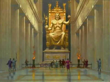 Statuia lui Zeus din Olimpia - Cele 7 minuni ale lumii