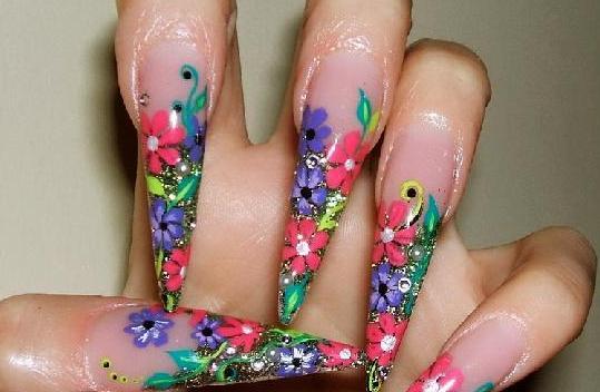 gypsynail - Unghii pictate-false si adevarate
