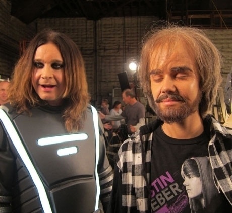  - 2011 - On the set of Best Buy Super Bowl Comercial