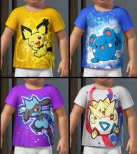  - tricouri cu pokemon