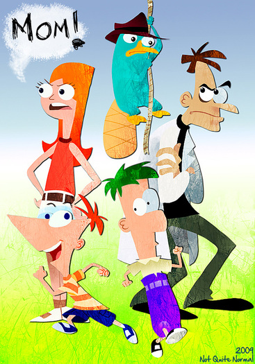 Candace,Perri,Duff,Phineas,Ferb - Phineas and Ferb