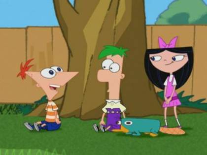 Phineas,Ferb,Perri y Isabella