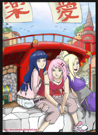 Ino ,Sakura and Hinata - Poze cu Naruto
