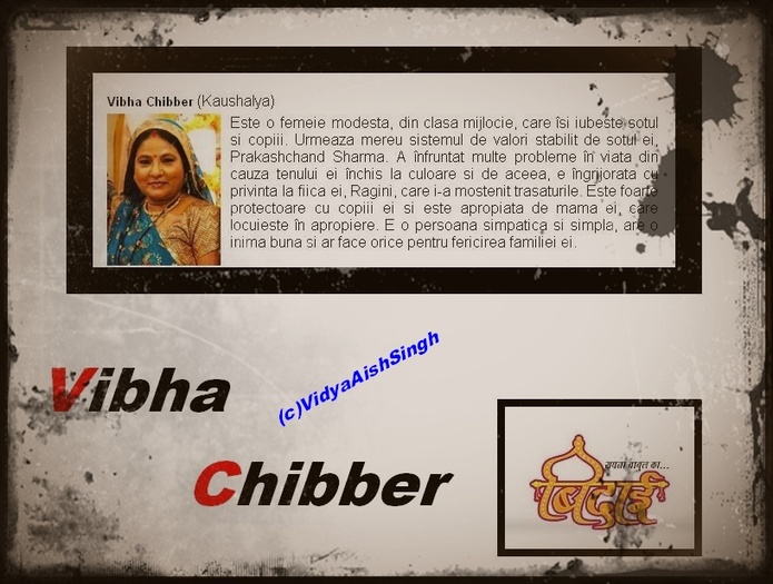 Vibha Chibber Aka Kaushalya 2 - SAPNA BABUL KA BIDAAI CAST