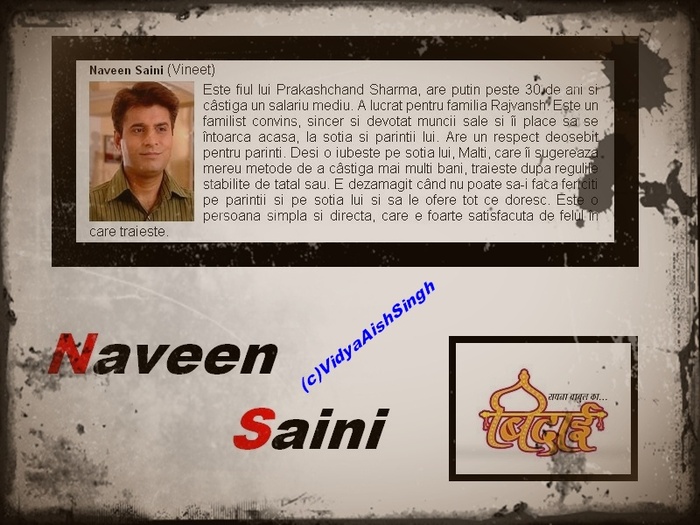 Naveen Saini Aka Vineet 12 - SAPNA BABUL KA BIDAAI CAST