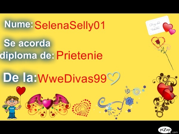 Diploma pentru SelenaSelly01