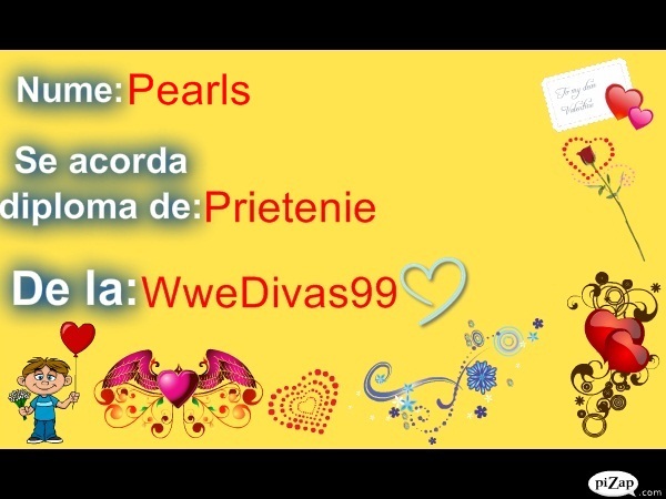 Diploma pentru Pearls