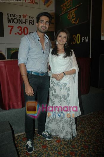 normal_Rubina Dilaik, Avinash Sachdev at Media meet of Zee Tv Choti Bahu in J W Marriott, Mumbai on  - Dev si Radhika