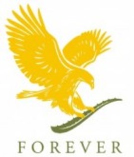 Vulturul si Aloe vera-sigla Forever; Sigla Forever Living Products.Singura companie lider mondial in produse pe baza de Aloe Vera.
