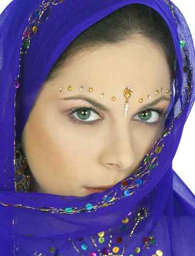 bindi_hindu_forehead_adornment - Bindi