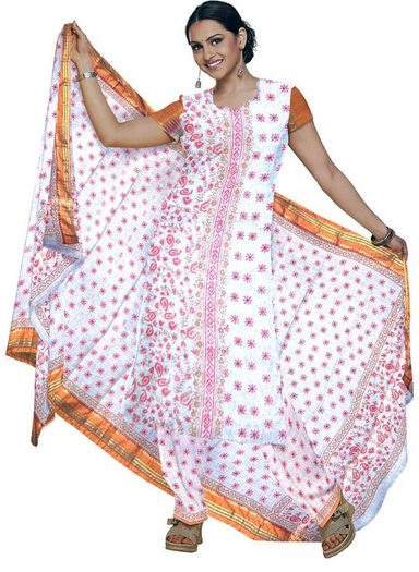 Pure-handloom-block-printed-top-with-tradational-zari-boarder-printed-dupatta-and-salwar